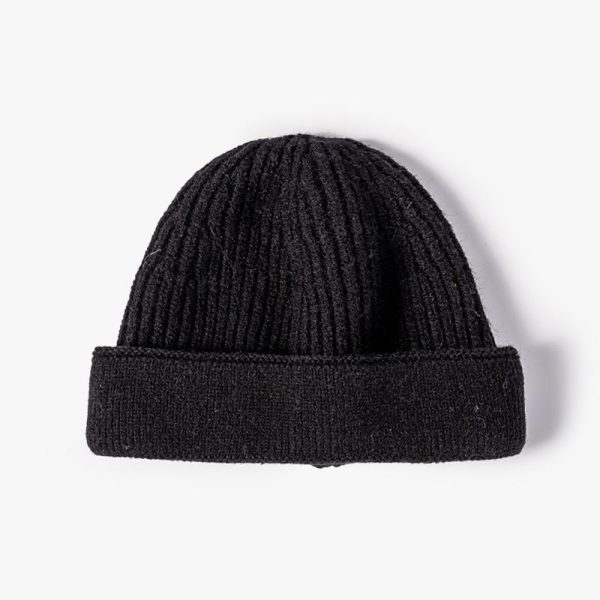 4G Beanie In Knit With Velvet Effect  | Mens Beanies & Caps