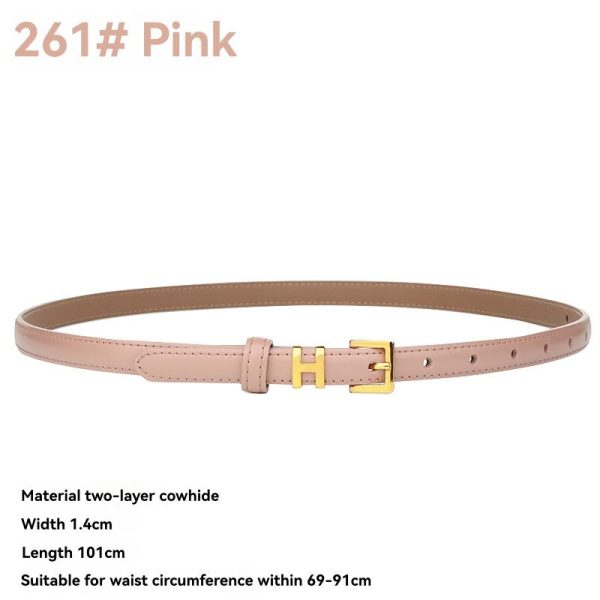 4G Belt In Leather  | Womens Belts