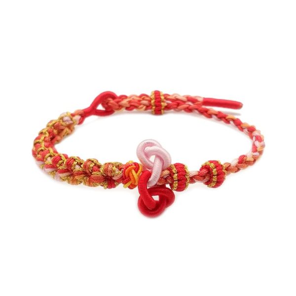 4G Liquid Bracelet In Woven Cotton, Metal And Resin  | Womens Jewelry