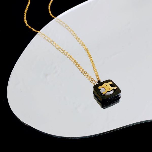 4G Liquid Necklace In Metal And Resin  | Womens Jewelry