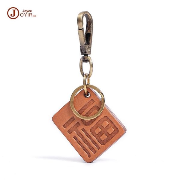 4G Padlock Keyring In Metal  | Mens Key Rings & Other Accessories