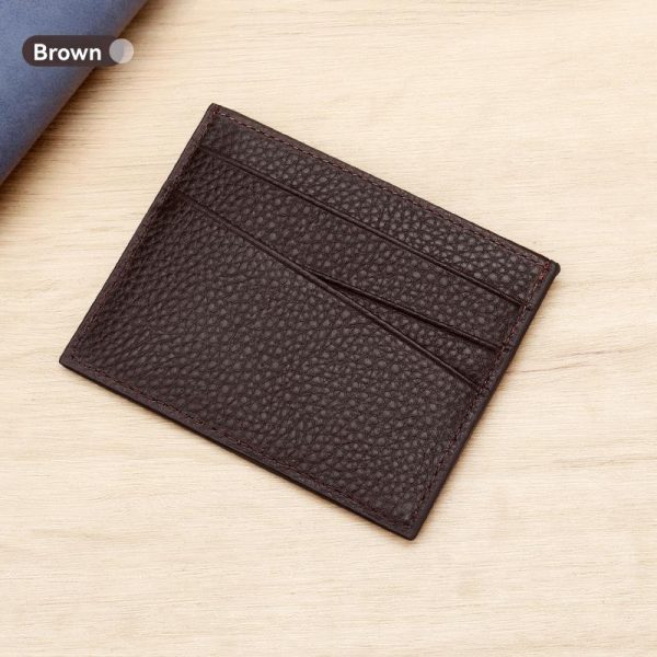 Card Holder In Braided-Effect Leather  | Mens Wallets & Card Holders