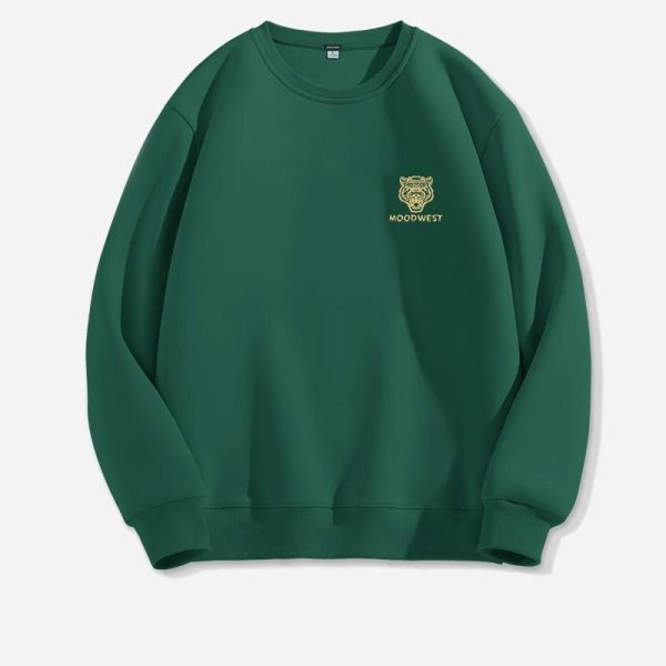 Crest Slim Fit Sweatshirt In Fleece  | Mens Sweatshirts & Hoodies