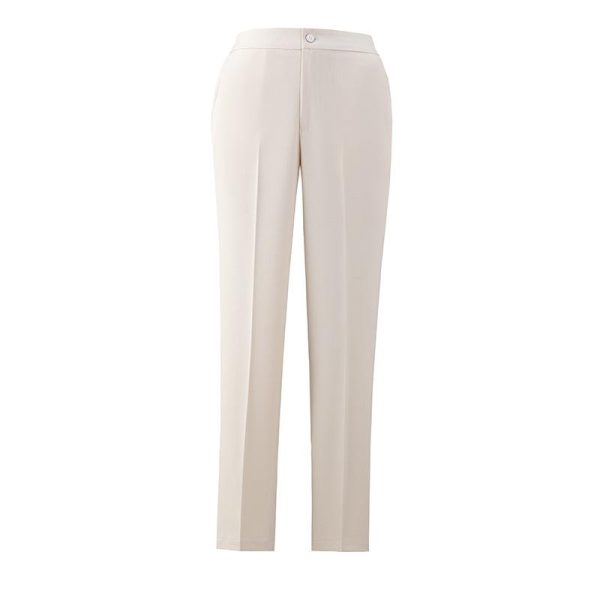 Cropped Fit Tailored Pants In Cotton  | Womens Pants & Shorts