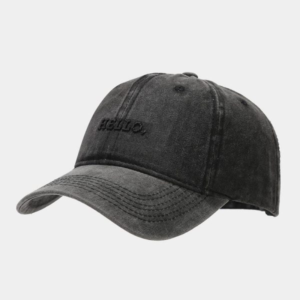 Embroidered Cap In Cotton  | Mens Beanies & Caps