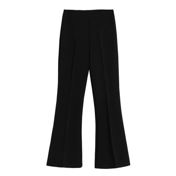 Flare Tailored Pants In Tricotine Wool And Mohair  | Womens Pants & Shorts