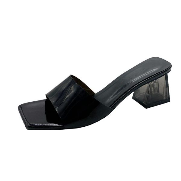 G Cube Mules In Leather  | Womens Slides & Sandals