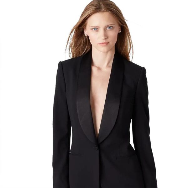 Jacket In Wool With Lurex Stripes  | Womens Coats & Jackets