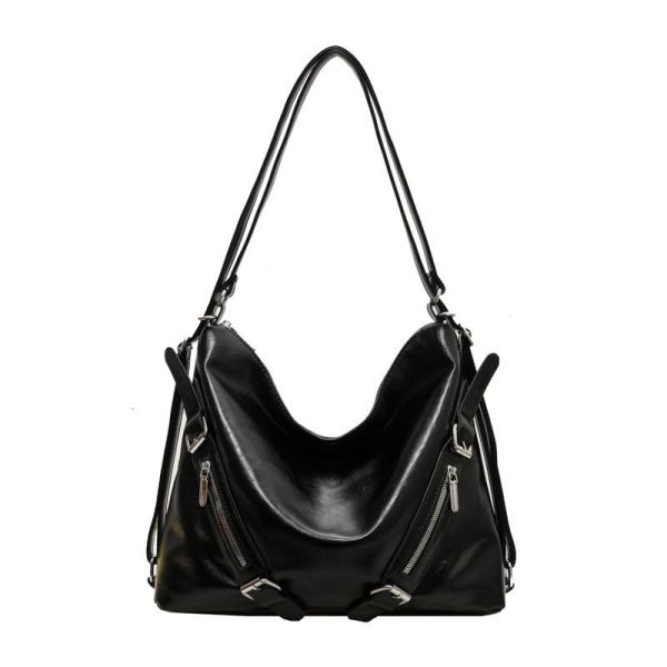 Large Voyou Bag In Leather  | Womens Shoulder Bags