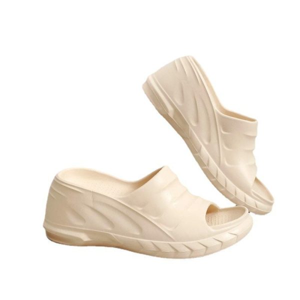 Marshmallow Wedge Sandals In Rubber  | Womens Marshmallow