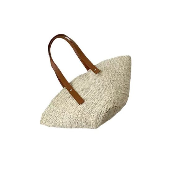 Medium Voyou Basket Bag In Raffia  | Womens Tote Bags