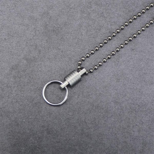 Mini Lock Necklace In Metal  | Womens Jewelry