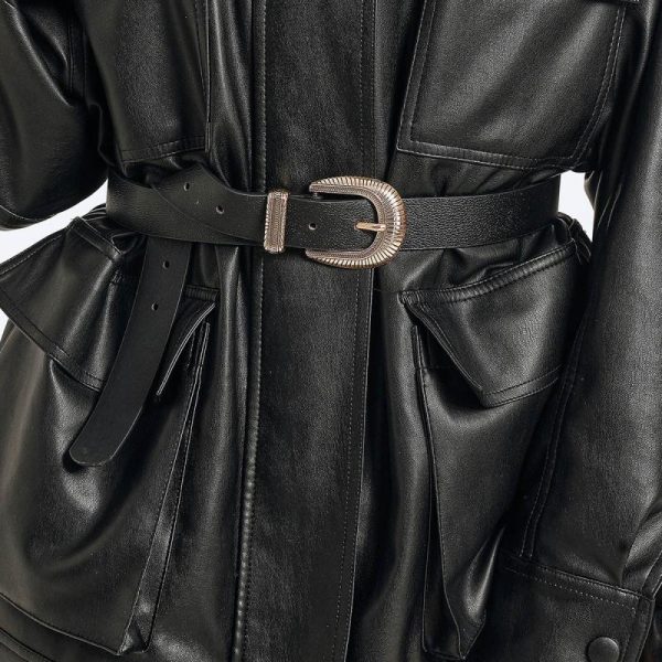 Multi-Pocket Jacket In Leather  | Mens Coats & Jackets