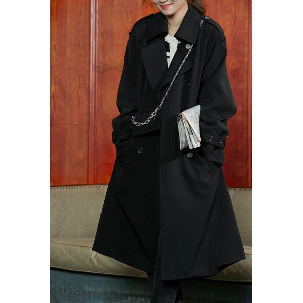 Oversized Trench-Coat In Wool  | Womens Coats & Jackets