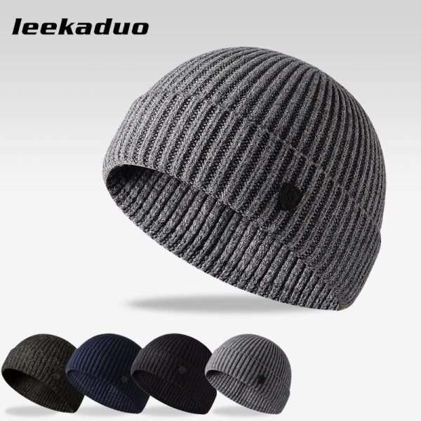 Ribbed Beanie In Wool And Cashmere With 4G Detail  | Mens Beanies & Caps