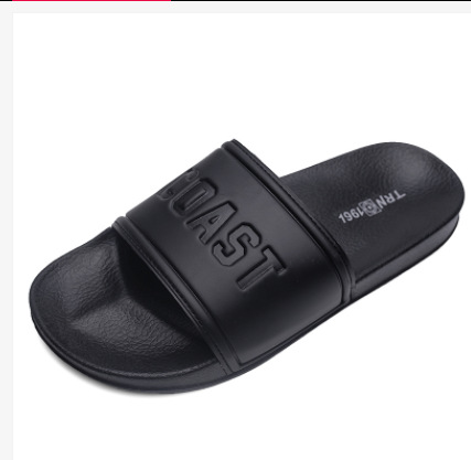 Slide Flat Sandals In Rubber  | Womens Slides & Sandals