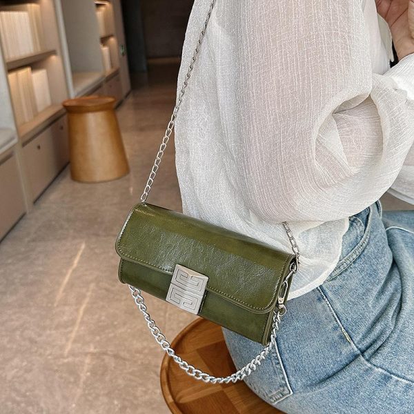 Small 4G Bag In Laminated Leather With Chain  | Womens 4G