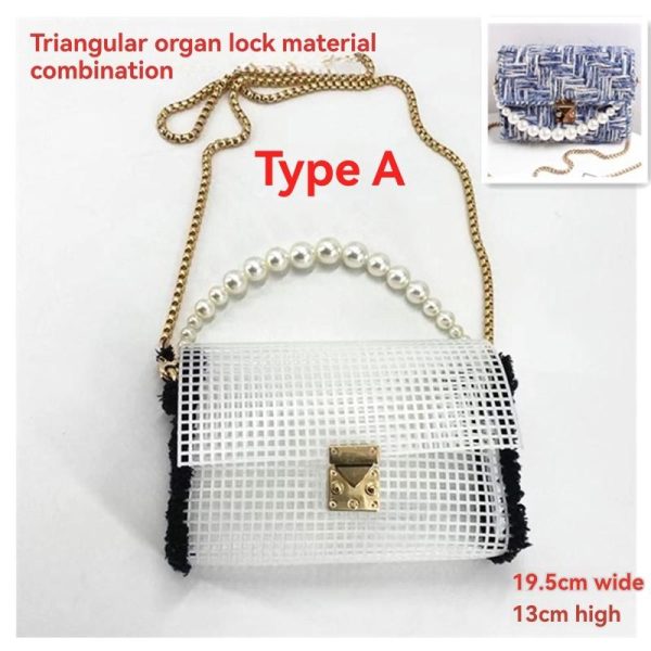 Small 4G Bag In Satin With Strass And Chain  | Womens 4G