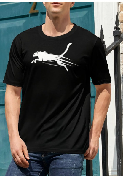 T-Shirt In Cotton  Feathers  | Mens T-Shirts