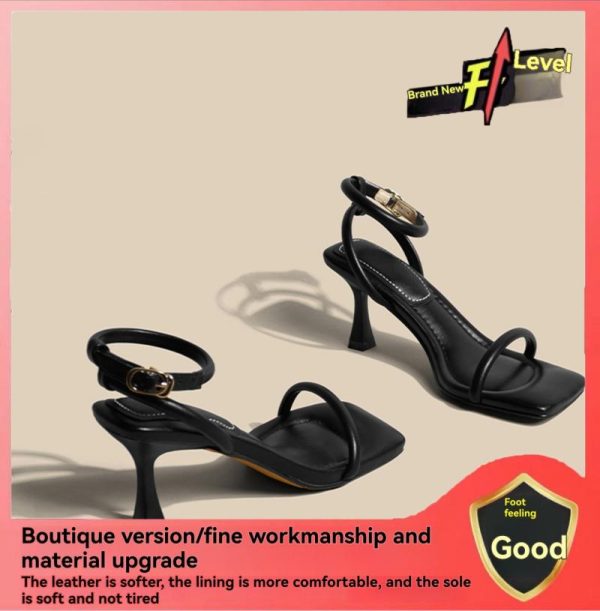 G Cube Sandals In Leather  | Womens Heels