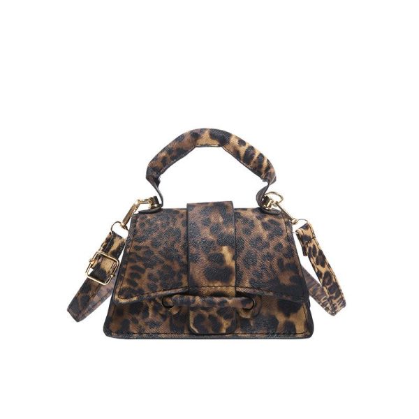 Voyou Shoulder Flap Bag In Tortoiseshell Leather  | Womens Shoulder Bags